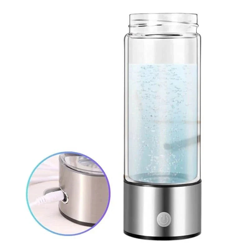 Slate Portable Water Bottle - fabric and finish detail