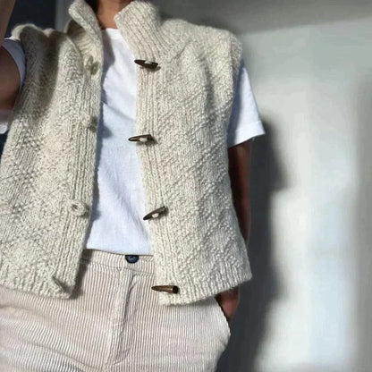 Elsie Women's Cardigan - fabric and finish detail