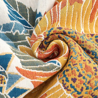 Cotton Bath Towel | Sunflower Jacquard