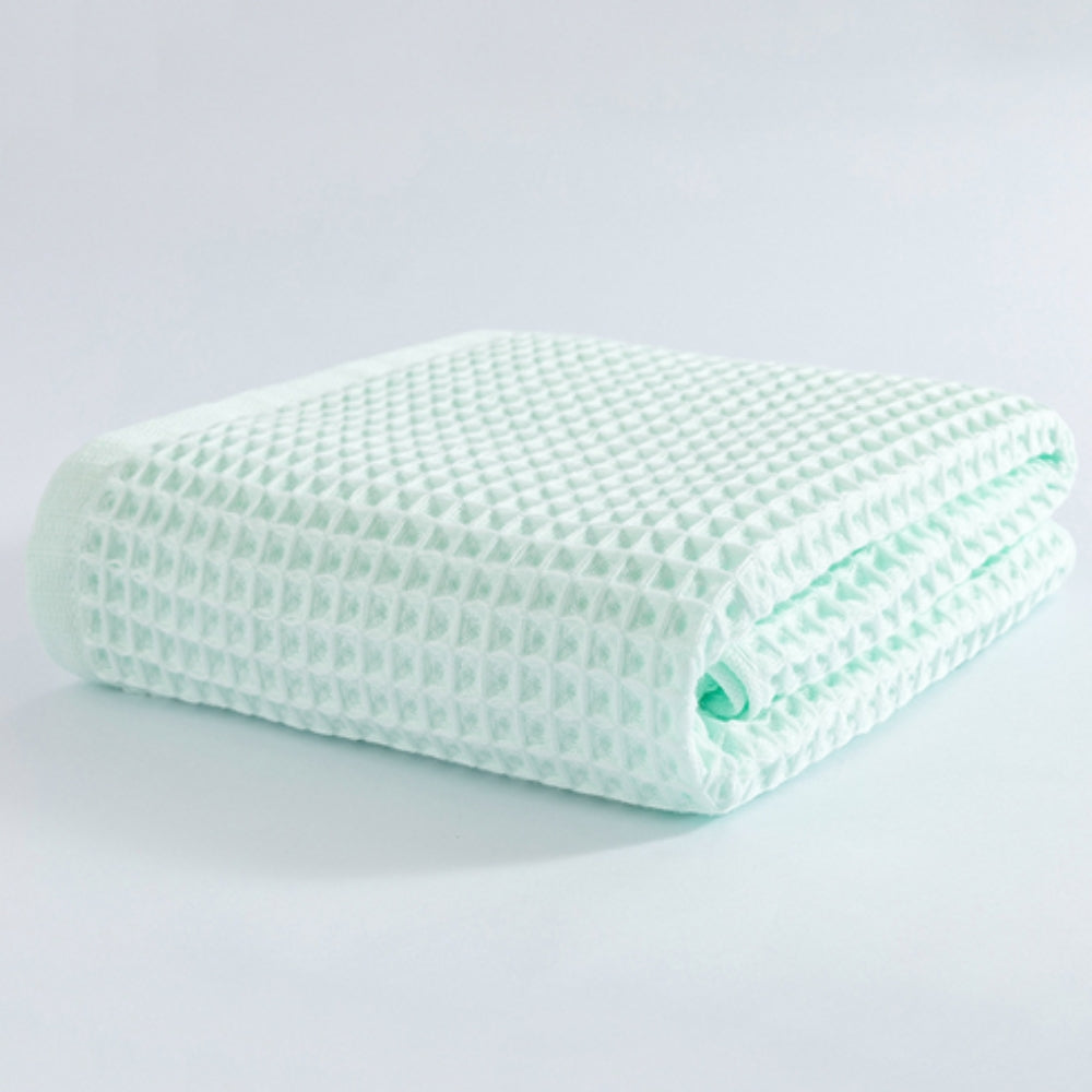 Cotton Waffle Bath Towel | Textured, Quick-Dry