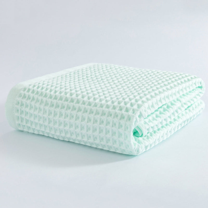 Cotton Waffle Bath Towel | Textured, Quick-Dry