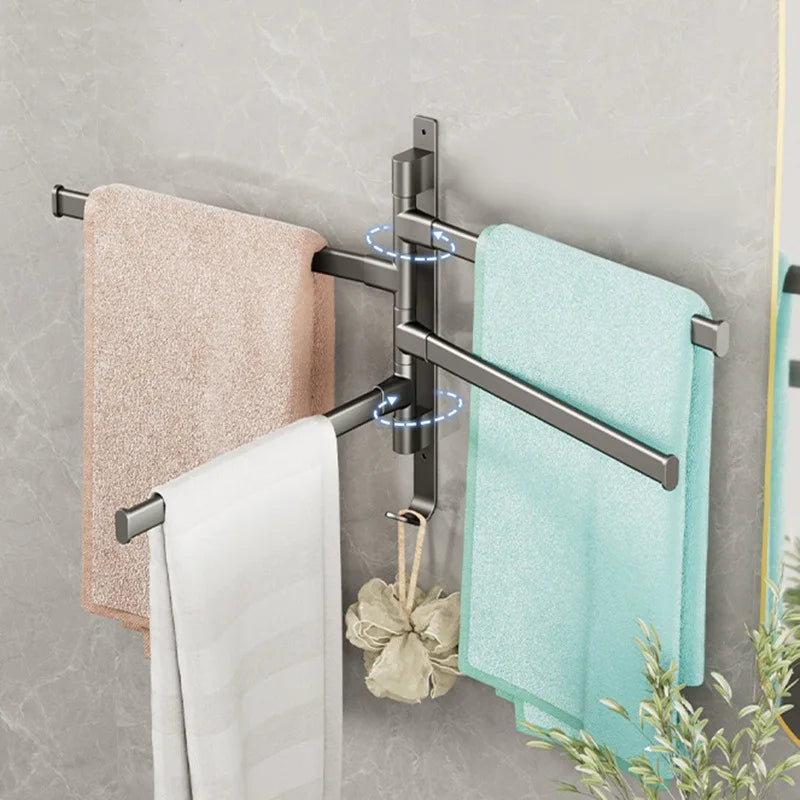 Marlow Solar Bathroom Rack - back view