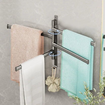 Marlow Solar Bathroom Rack - back view