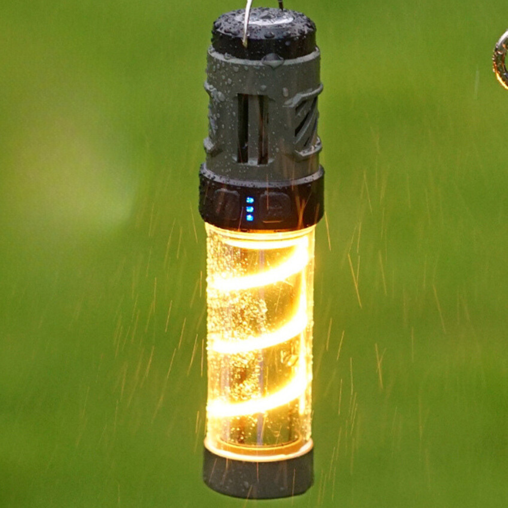 Onyx Solar Rechargeable Lamp - styled view