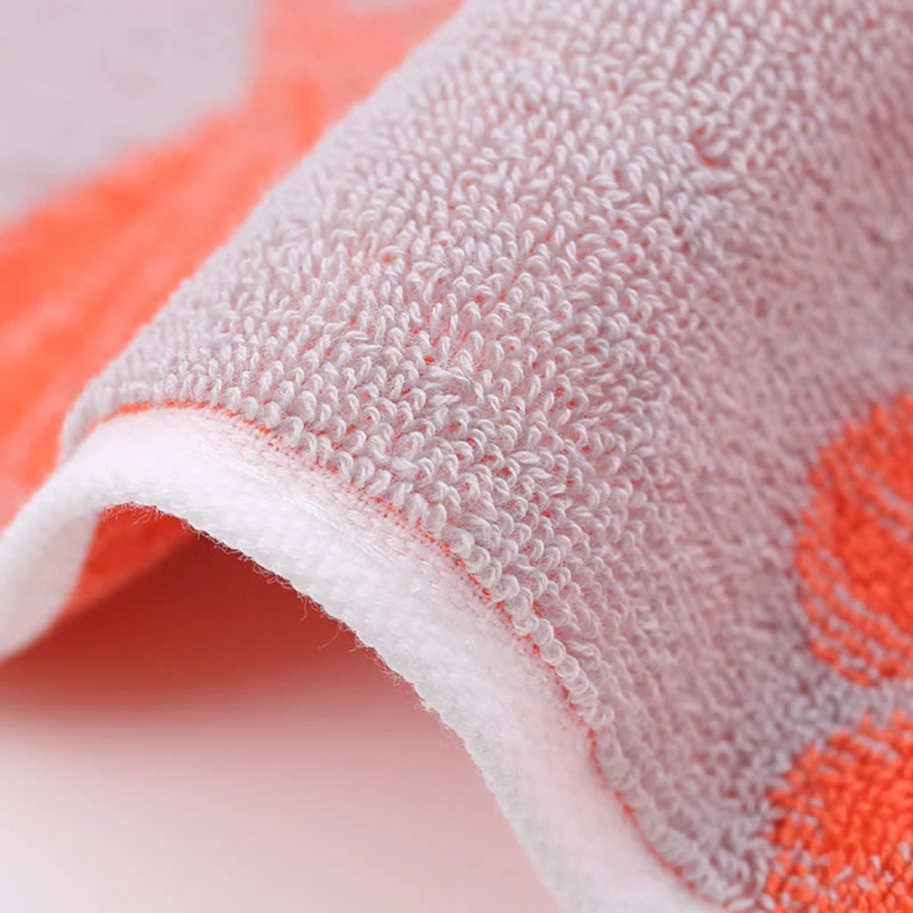 Pure Cotton Bath Towel | Ginkgo Leaf Print