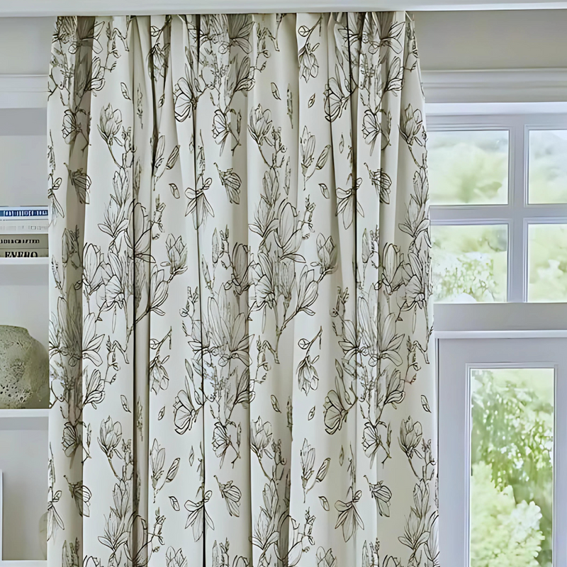 Fresh Floral Sunshade Curtains | Blackout, UV Protection