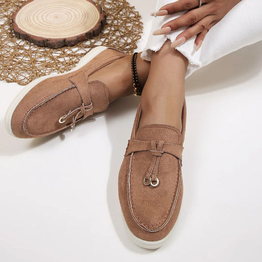 Alba Women's Loafers - styled view