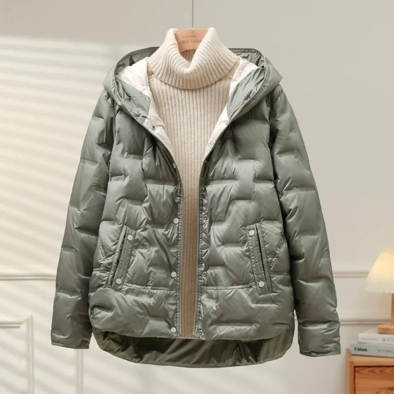 Ruby Women's Puffer Jacket - full-length view