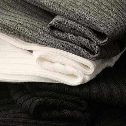Lila Women's Ribbed Knit Knit Polo - shown in use