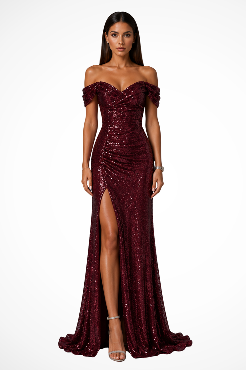 Genevieve Women's Maxi Dress - flat lay