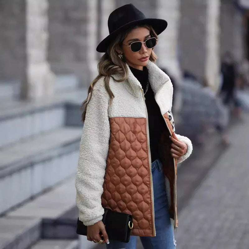 Vera Women's Quilted Jacket - styled view