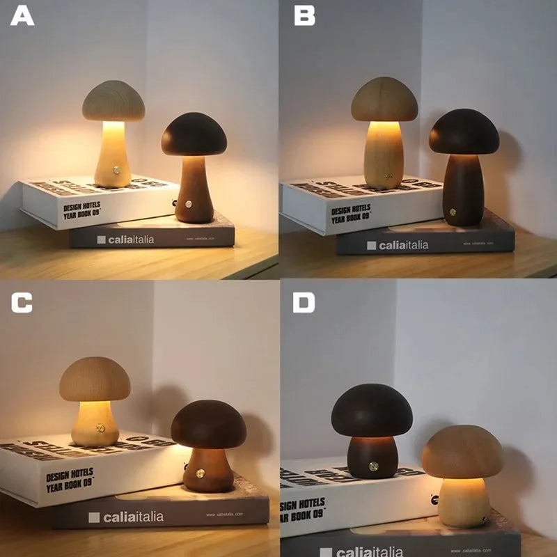 Ash LED Bedside Lamp - styled view