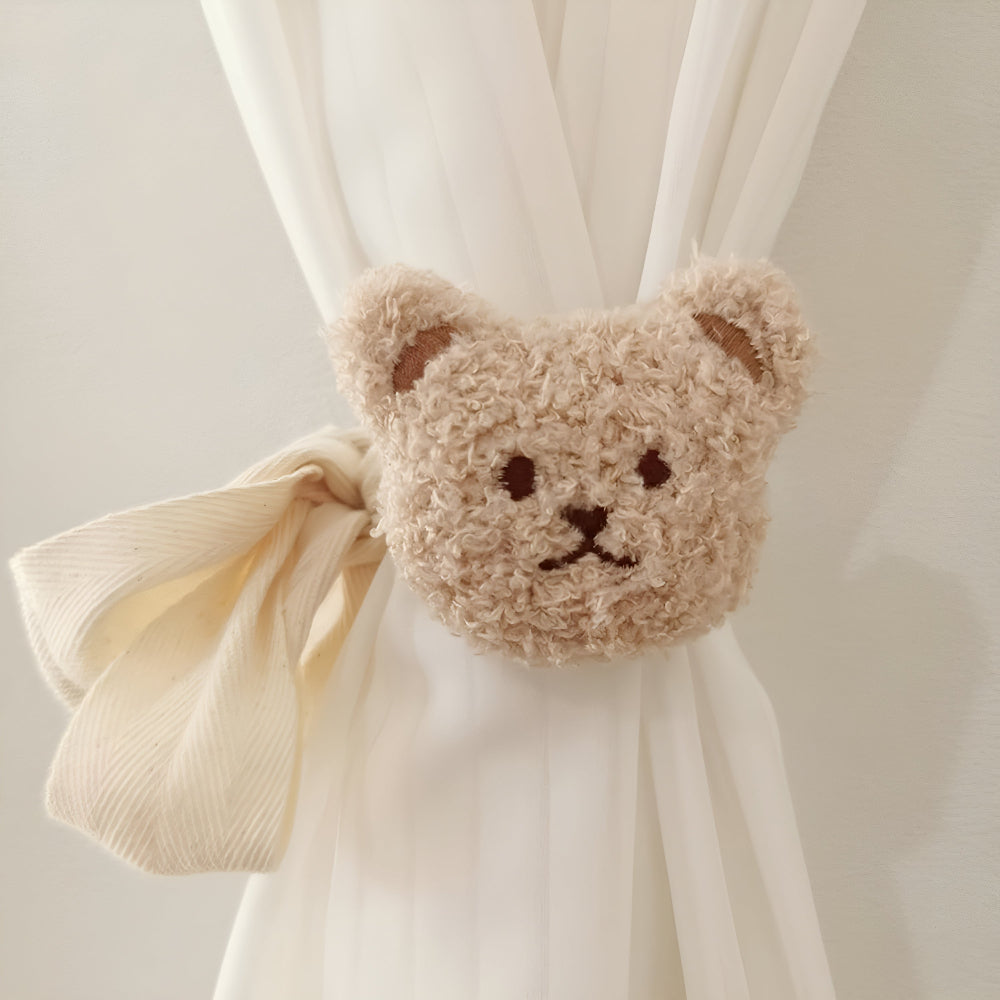 Teddy Bear Curtain Straps | Plush, Kids' Room Decor