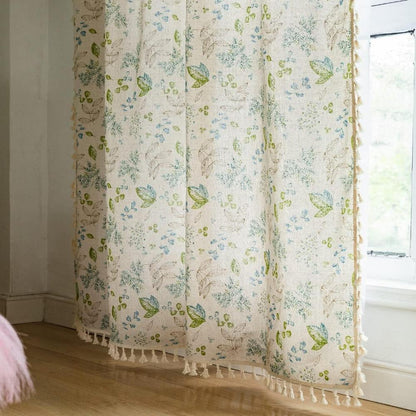 Wildflower Veil Curtains | 80% Light Block, Energy-Saving