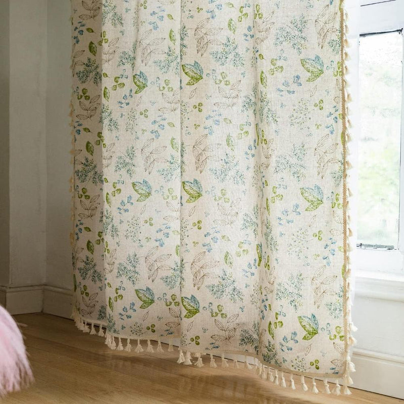 Wildflower Veil Curtains | 80% Light Block, Energy-Saving