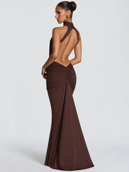 Rowan Women's Maxi Dress - fabric and finish detail