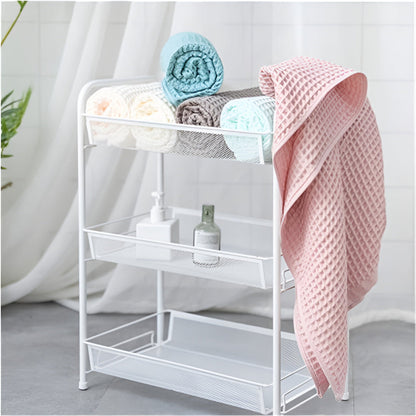 Cotton Waffle Bath Towel | Textured, Quick-Dry