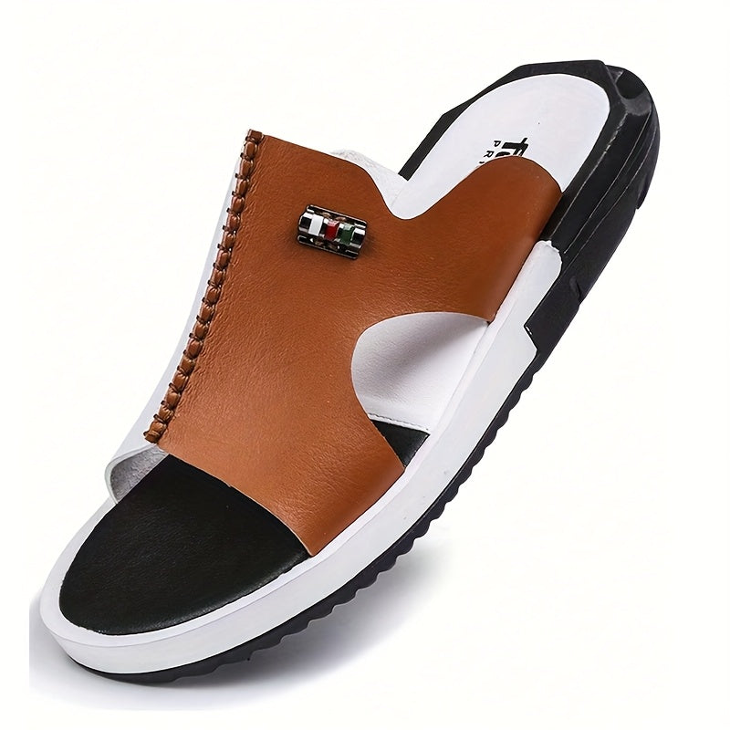 Gideon Men's Sandals | Slip, Contrast, Flat