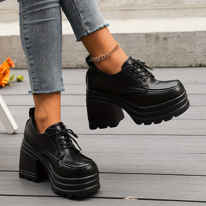 Odette Women's Platform Oxfords - close-up detail