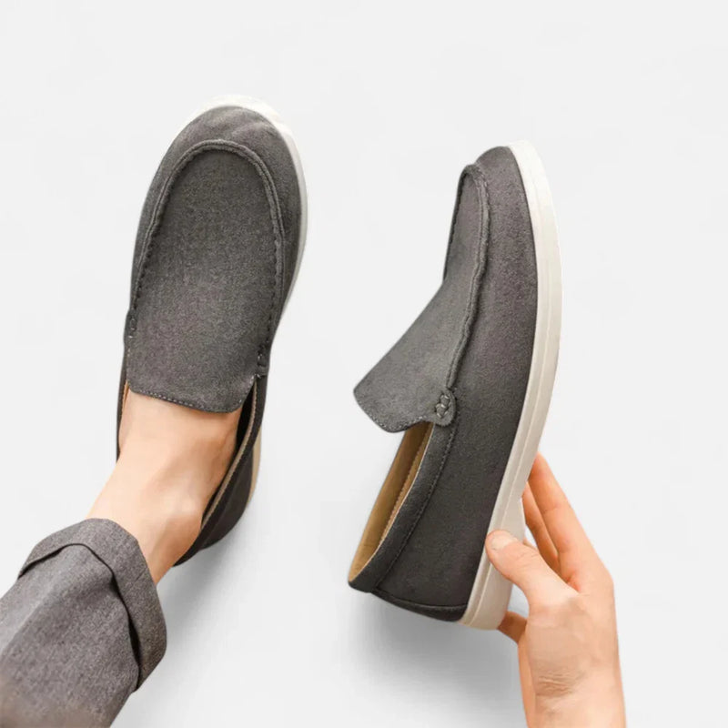 Auden Men's Suede Loafers - full-length view