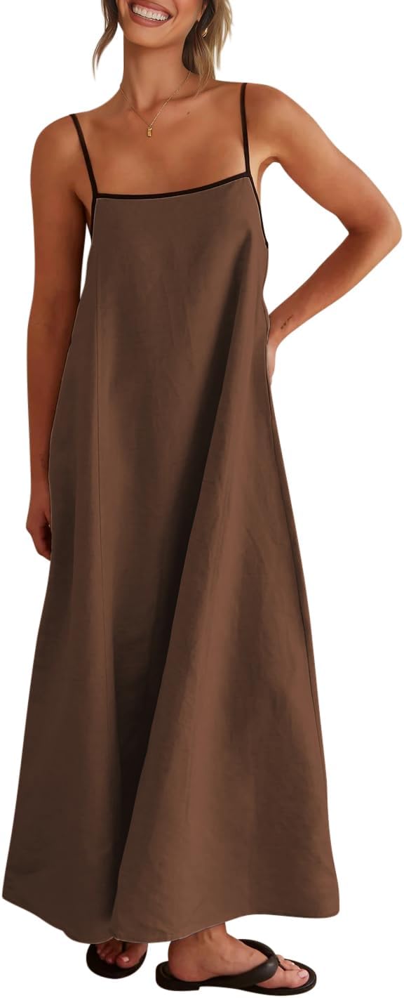 Bijou Women's Adjustable Maxi Dress - front view