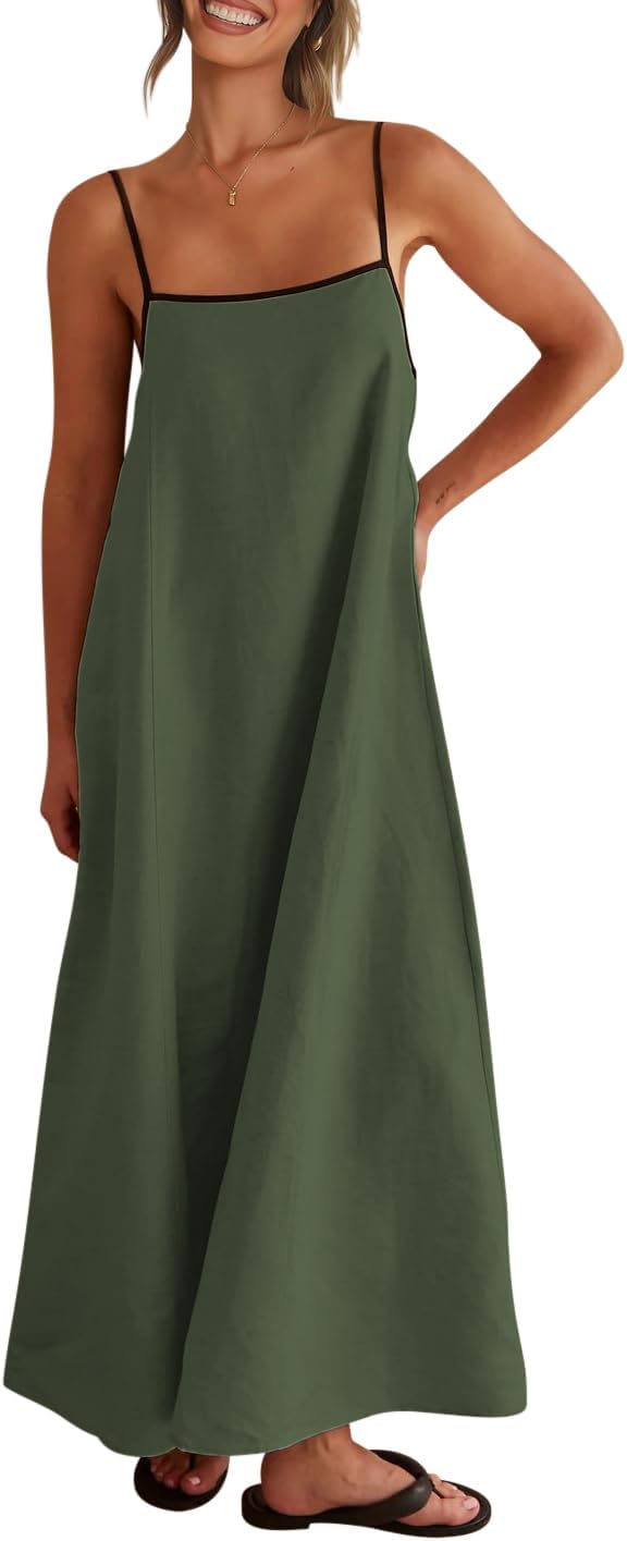 Bijou Women's Adjustable Maxi Dress - full-length view