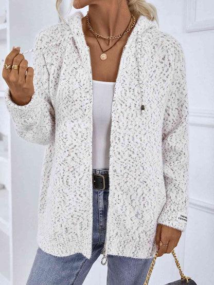 Juno Women's Cardigan - fabric and finish detail