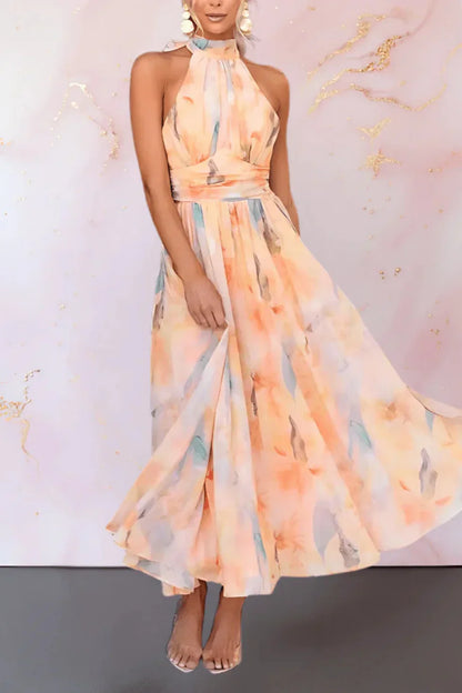 Ava Women's Floral Maxi Dress - styled view