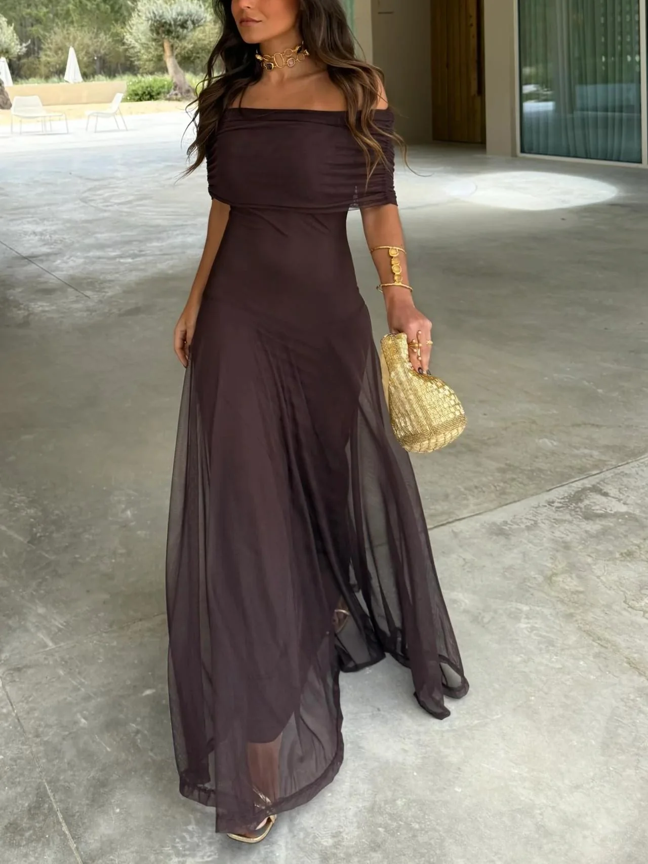 Astrid Women's Maxi Dress - close-up detail