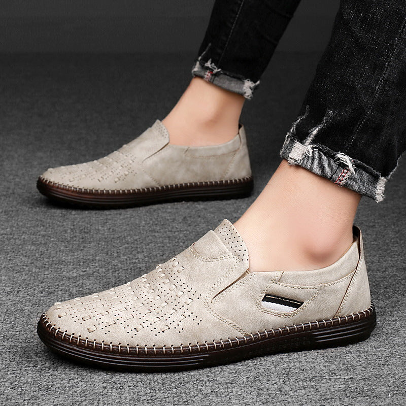 Desmond Men's Loafers - fabric and finish detail