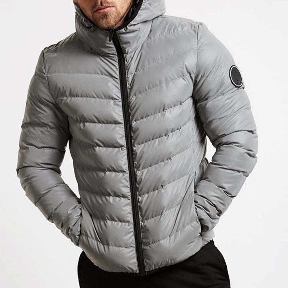 Theo Men's Puffer Jacket - back view