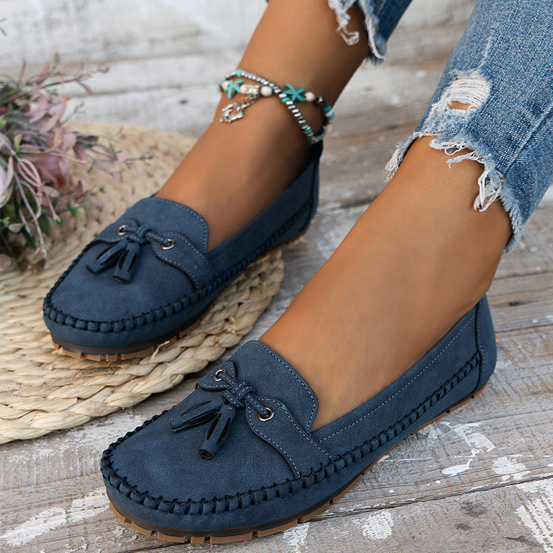 Kira Women's Loafers | Slip, Bow, Slip-on