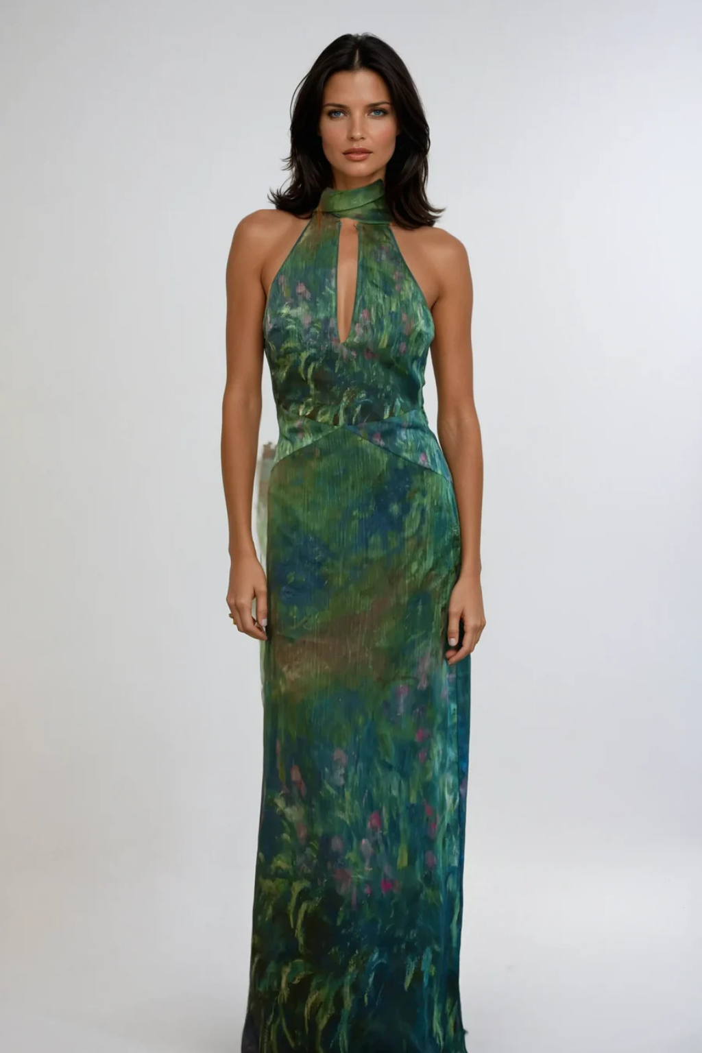 Juliette Women's Printed Maxi Dress - full-length view