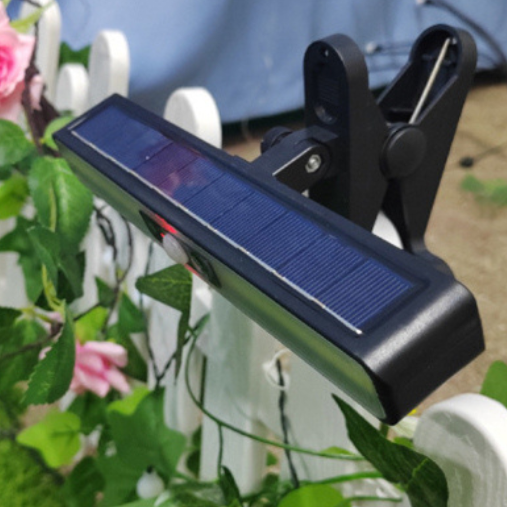 Slate Solar Lamp - styled view