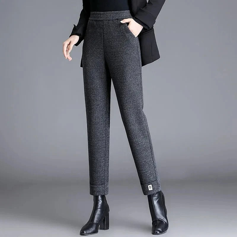 Alba Women's Trousers - fabric and finish detail