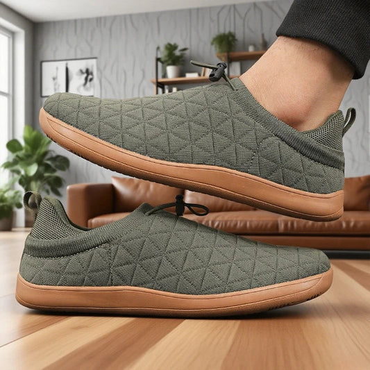 Faye Women's Quilted Mesh Slip-on - styled view