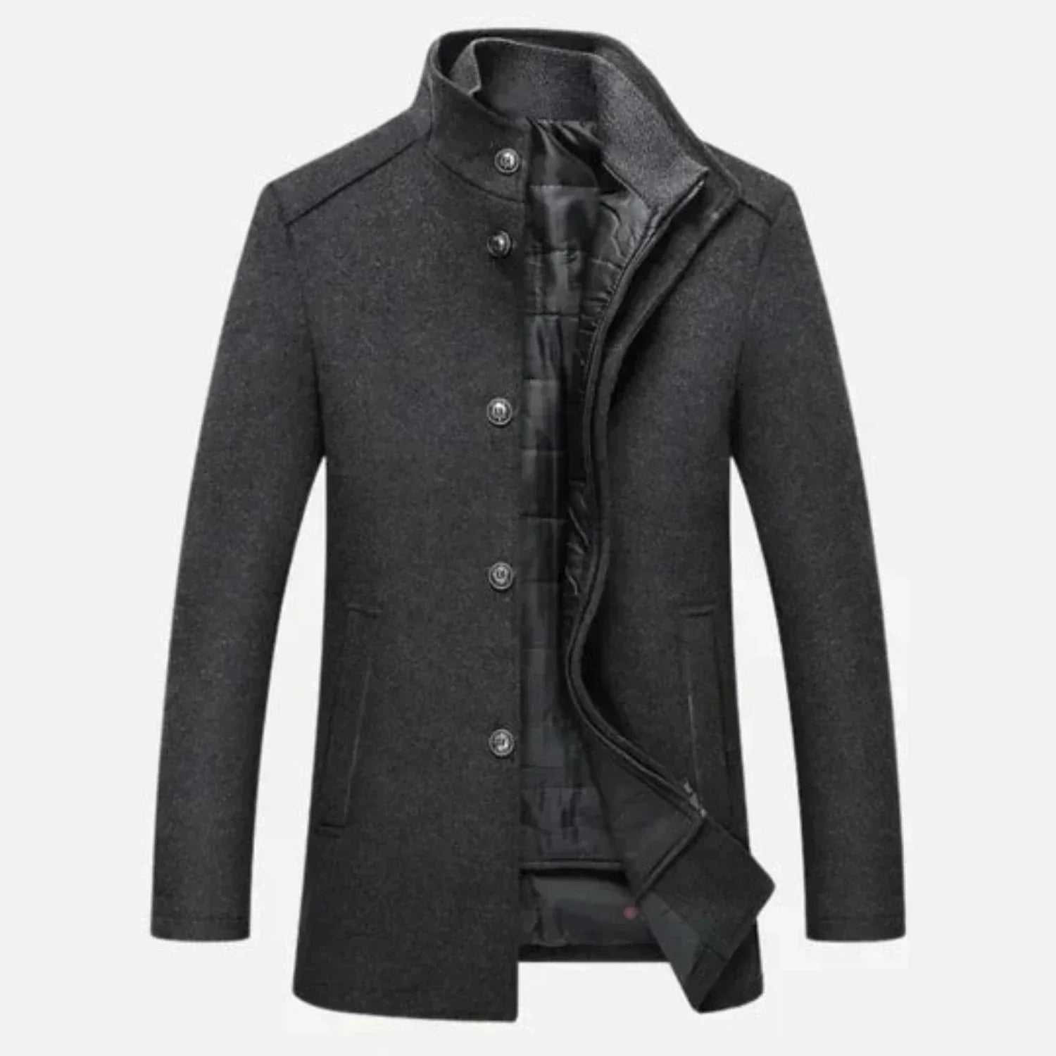 Gideon Men's Coat - styled view