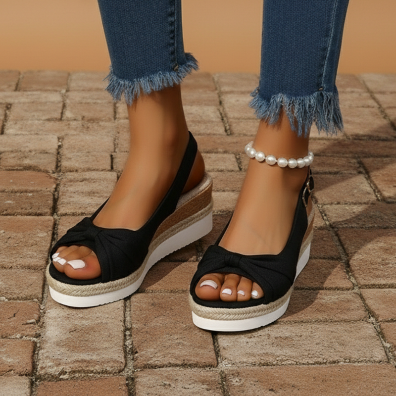 Willa Women's Platform Espadrilles - close-up detail