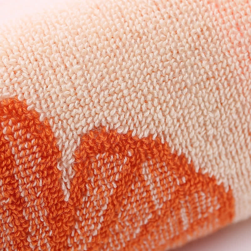 Pure Cotton Bath Towel | Ginkgo Leaf Print