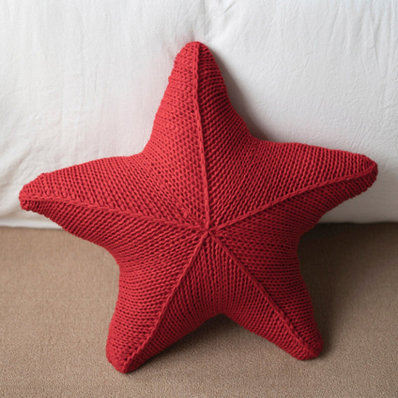 Starfish Hand-Knitted Cushion | Knitted, Living Room