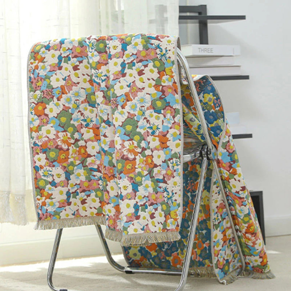 Reversible Cotton Bath Towel | Colorful Print