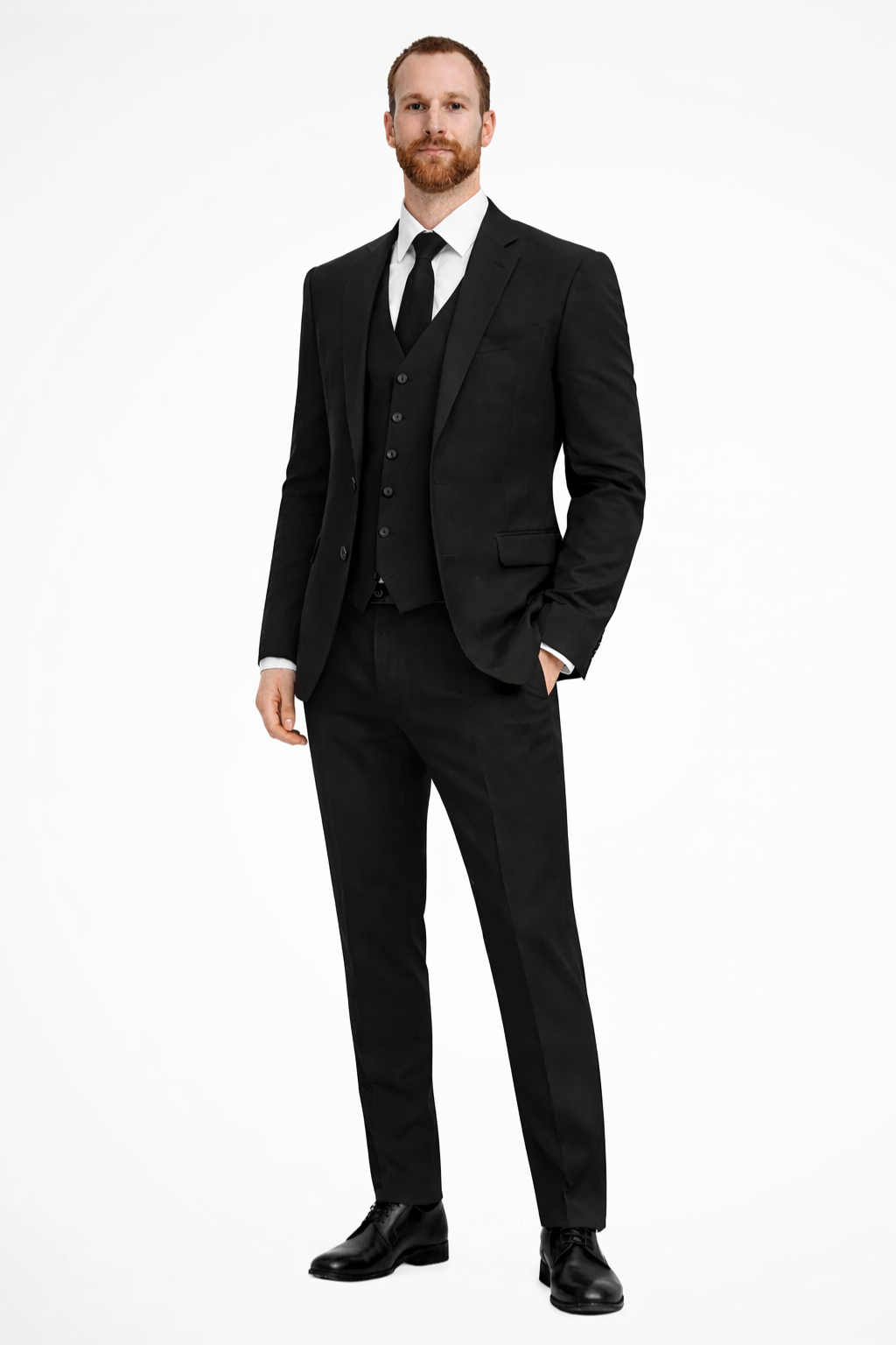 Fabian Men's Linen Vest - front view