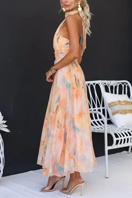 Odette Women's Floral Maxi Dress - full-length view