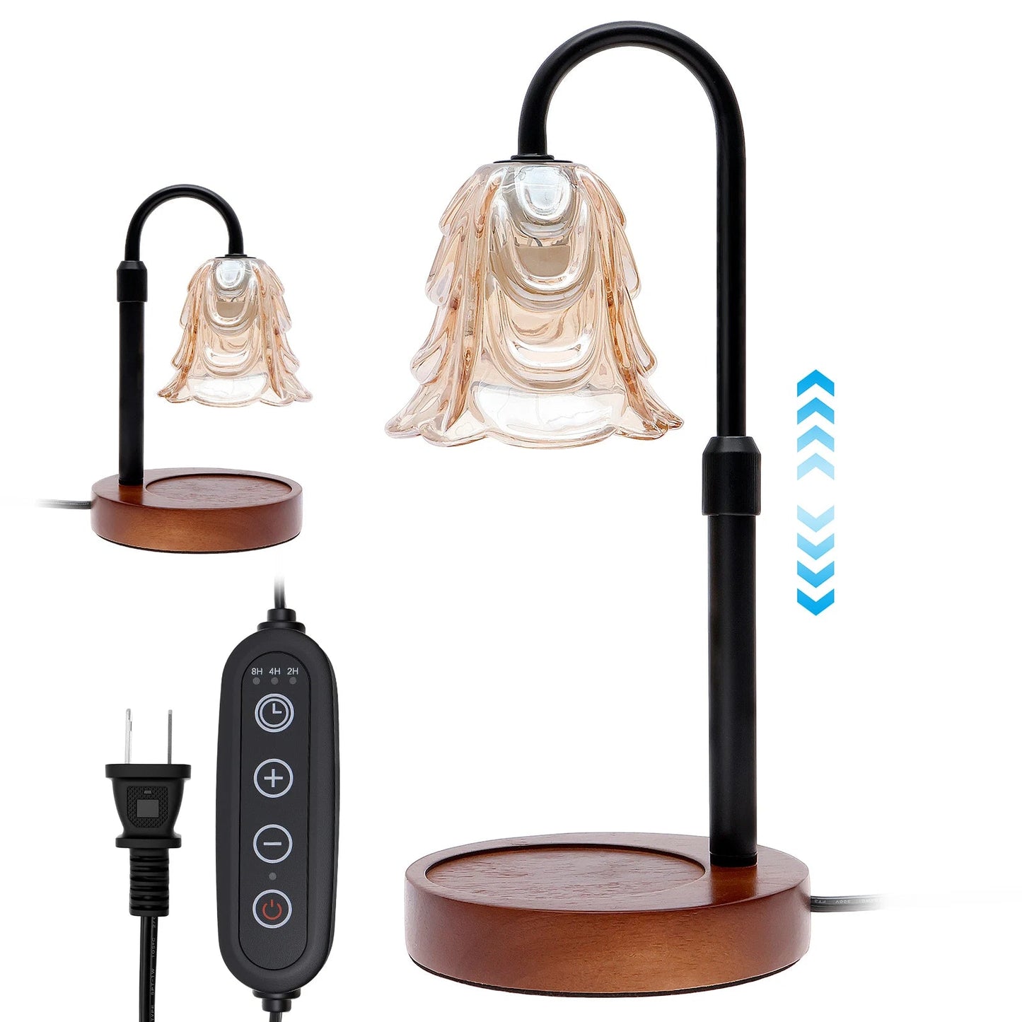 Kestrel LED Dimmable Lamp - fabric and finish detail