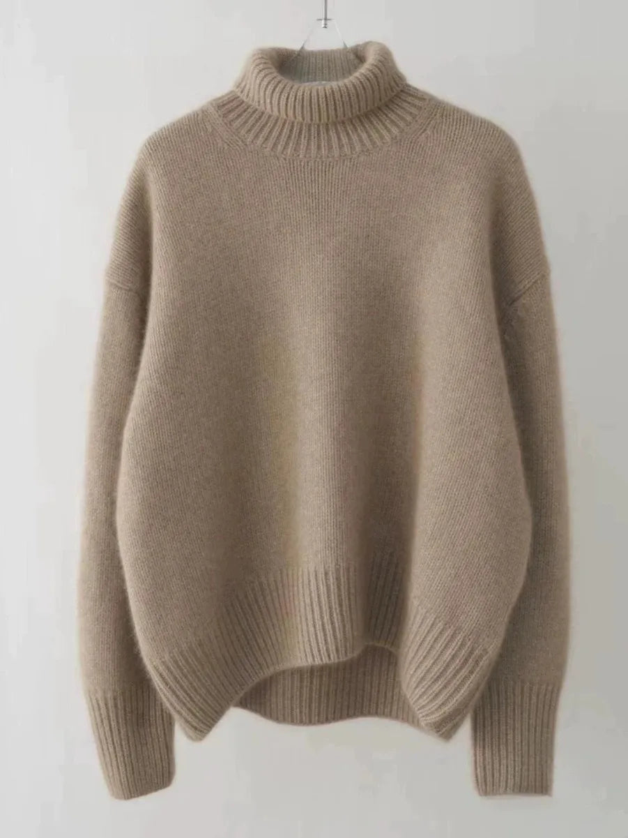 Beatrix Women's Cashmere Turtleneck - full-length view