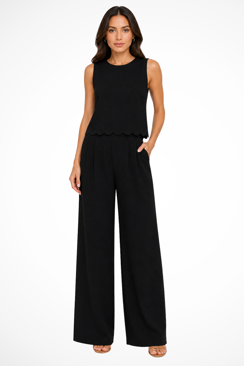 Jolie Women's Wide Leg Trousers | Sleeveless