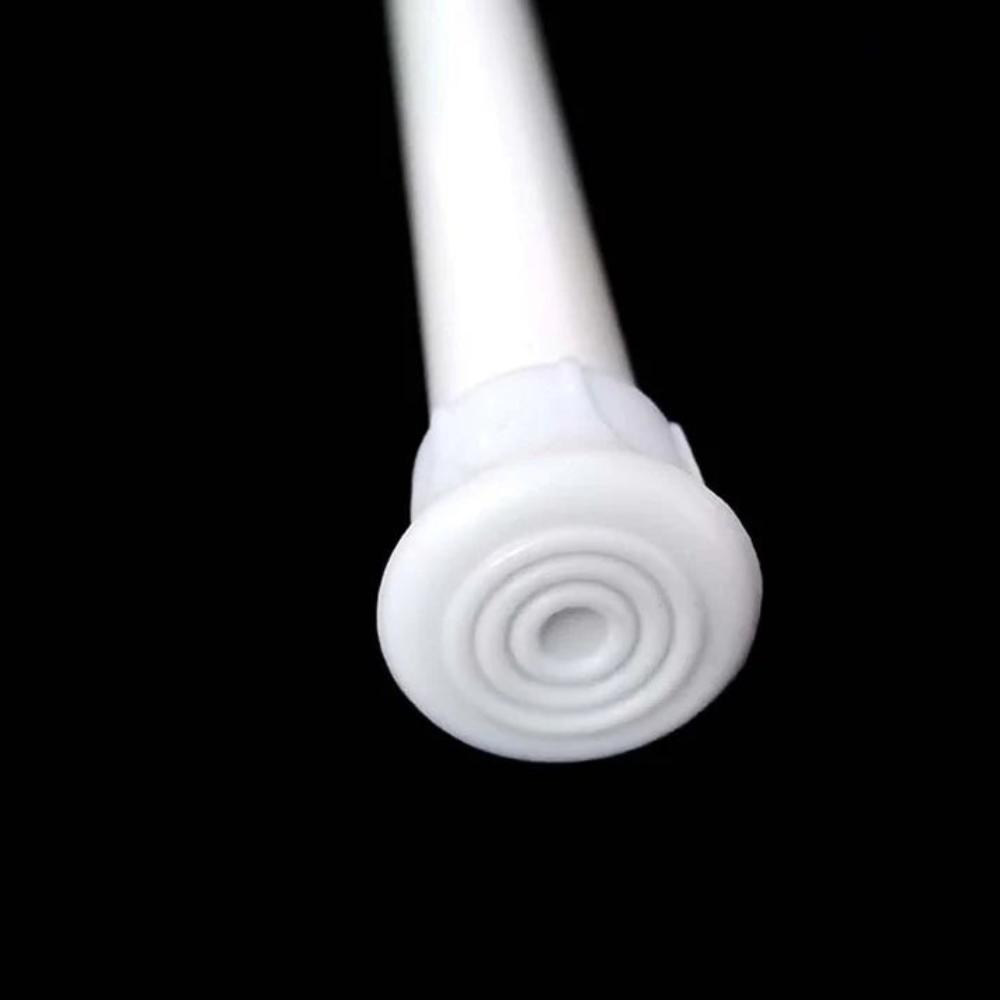 Adjustable Telescopic Curtain Rod | No-Drill, Rustproof Aluminum