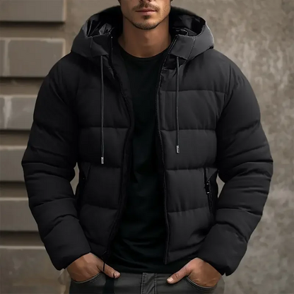 Elias Men's Puffer Jacket - full-length view
