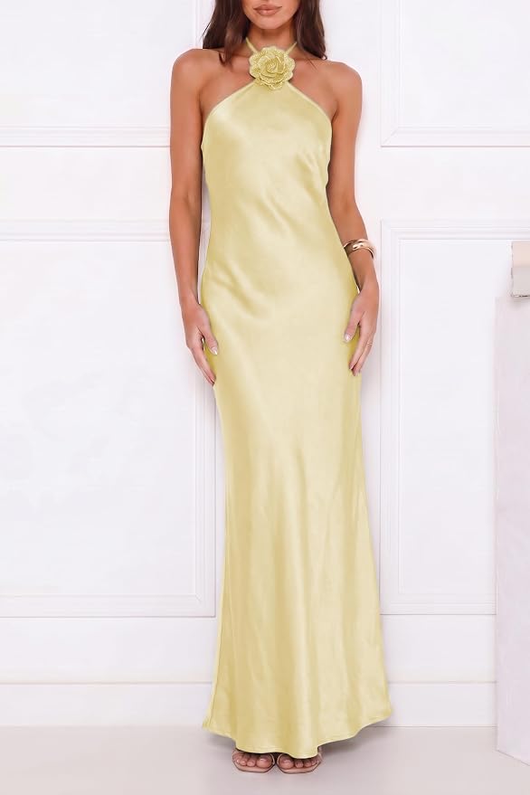 Yvette Women's Maxi Dress - front view