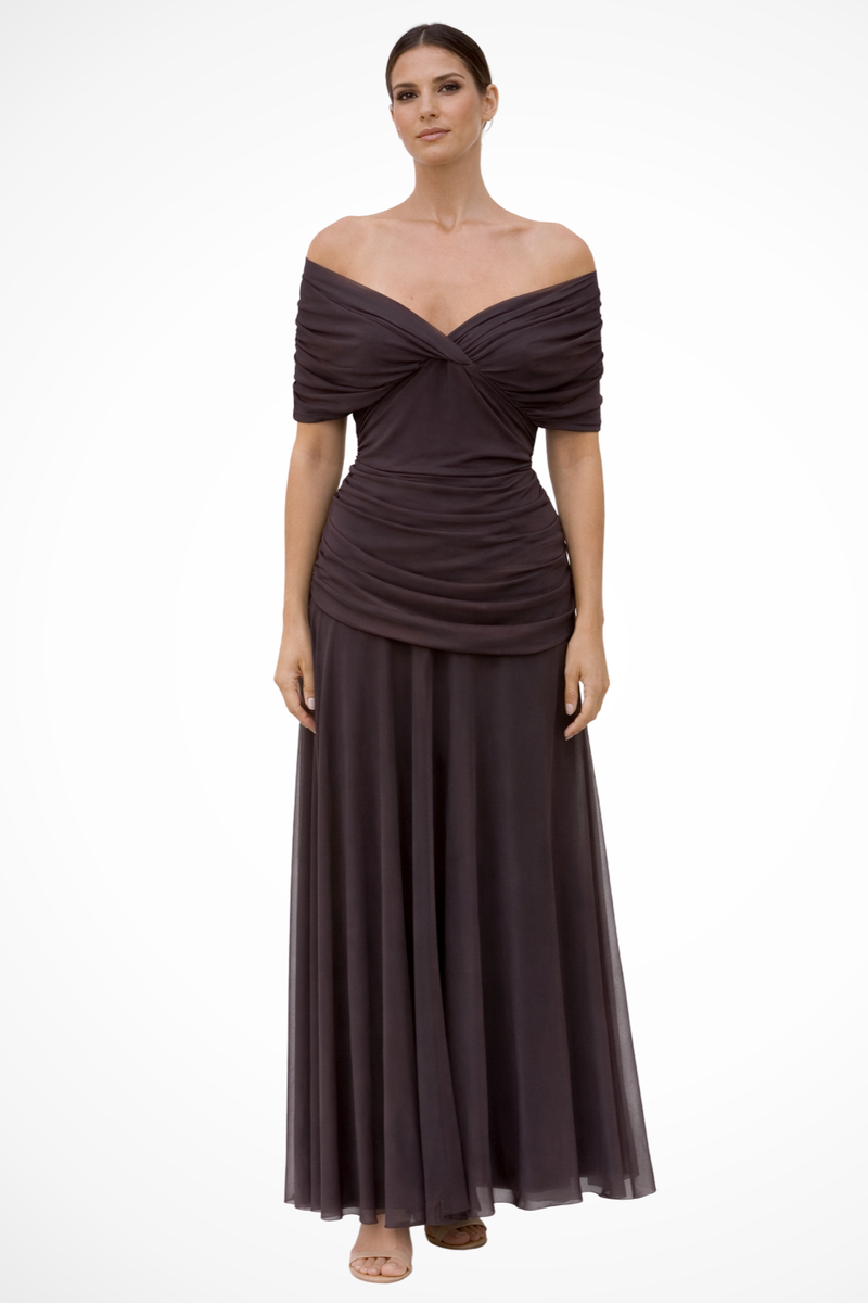 Harlow Women's Pleated Dress | Off-shoulder